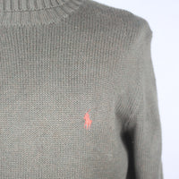 "DEADSTOCK" RL COTTON TURTLENECK SWEATER - M -