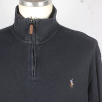 MAGLIONE HALPH ZIP IN COTONE R.L. - XL -