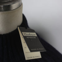 DEADSTOCK CASHMERE HALPH ZIP RAGLAN SWEATER - L -