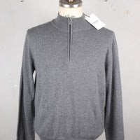 DEADSTOCK CASHMERE HALPH ZIP SWEATER - M -