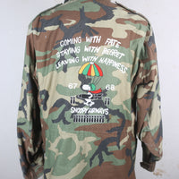 Field Jacket M-65 Us ARMY WITH EMBROIDERY < S - M - L -XL >