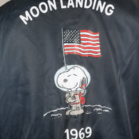 MA 1 BOMBER JACKET with snoopy moon landing print - M -