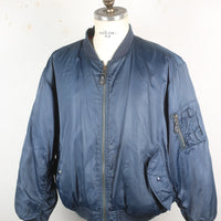 MA 1 BOMBER JACKET with snoopy moon landing print - M -