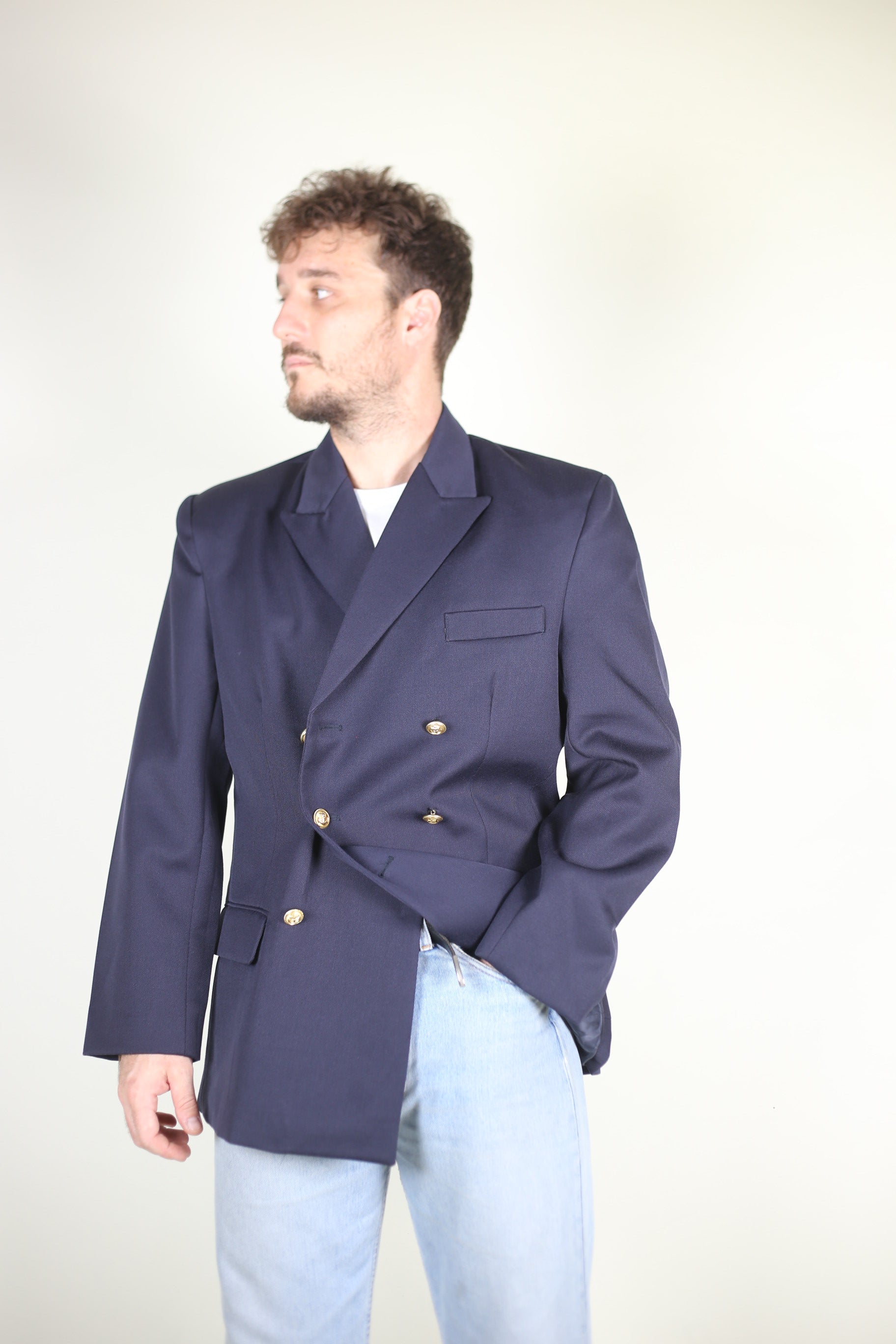 Giaccone Marina Militare Italiana Giaccone Uomo Marinaio Cappotto