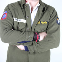 OG 108 US ARMY WOOL SHIRT -L -