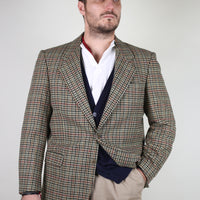 Single-breasted tweed jacket - L -