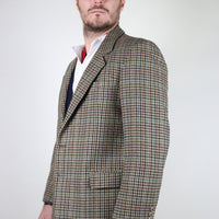 Single-breasted tweed jacket - L -