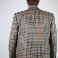 Single-breasted tweed jacket - L -