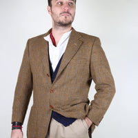 Single-breasted tweed jacket - M -