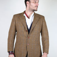 Single-breasted tweed jacket - M -