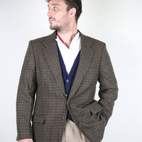Single-breasted tweed jacket - L -