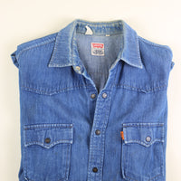 Vintage Levis orange tab denim shirt - M -