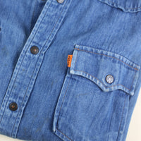Vintage Levis orange tab denim shirt - M -