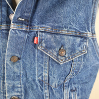 SMANICATO DI JEANS LEVIS - L -