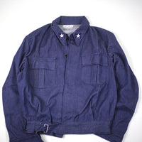 ITALIAN NAVY DENIM JACKET - S -