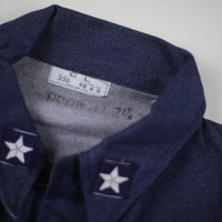 ITALIAN NAVY DENIM JACKET - S -