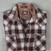Plaid shirt -XL-