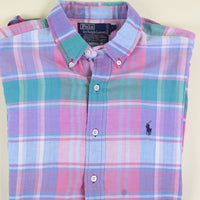BUTTON DOWN RL SHIRT - L -