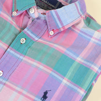 BUTTON DOWN RL SHIRT - L -