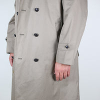 Vintage Dutch Army trench coat with removable padding (Deadstock)