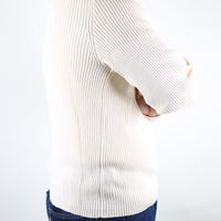 Maglione collo alto ecrù submariner di cotone - NUOVI DEADSTOCK -