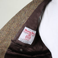 Harris tweed single-breasted jacket - L -