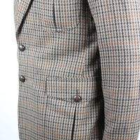 Single-breasted tweed jacket - L -