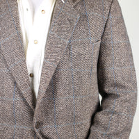 Single-breasted tweed jacket - L -