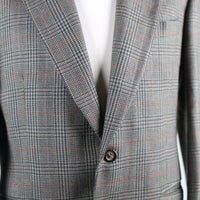 Single-breasted tweed jacket - M -