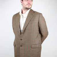 Single-breasted tweed jacket - L -