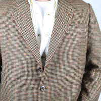 Single-breasted tweed jacket - L -