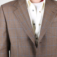 Single-breasted tweed jacket - L -
