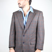 Single-breasted tweed jacket - XL -