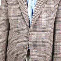 Single-breasted tweed jacket - XL -