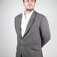 Single-breasted tweed jacket - L -