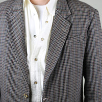 Single-breasted tweed jacket - L -