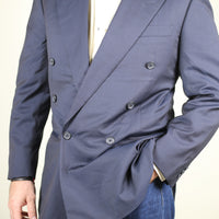 Corneliani double-breasted wool jacket - L -