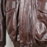 BORN IN AMERICA Leather Jacket - L -