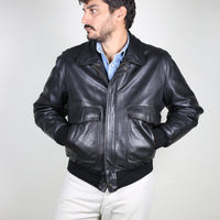 CHEVIGNON LEATHER JACKET - XL -