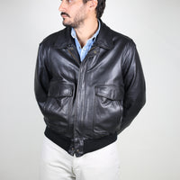 CHEVIGNON LEATHER JACKET - XL -