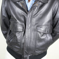 CHEVIGNON LEATHER JACKET - XL -