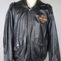 Giacca in pelle vintage - XL -