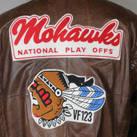 Giacca di pelle mohawks- L/XL -