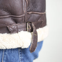 B3 aviator shearling jacket - L -