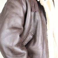 B3 aviator shearling jacket - XL -