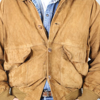 Real leather reindeer jacket - XL it -