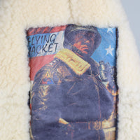 B3 aviator shearling jacket - XL -