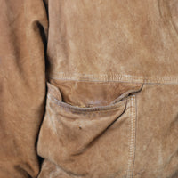 Real leather reindeer jacket - L -