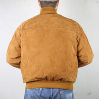 Real leather reindeer jacket - L -