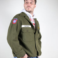 Shirt Og 108 US Army Airborne Korea era 1950s < S - M - L >